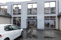 Brand der Stadthalle Tivoli.