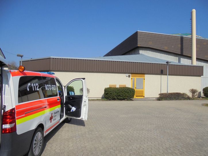 Die Corona-Ambulanz in der Weiersbachhalle ist auch an den Feiertagen geöffnet. Foto: Kreisverwaltung