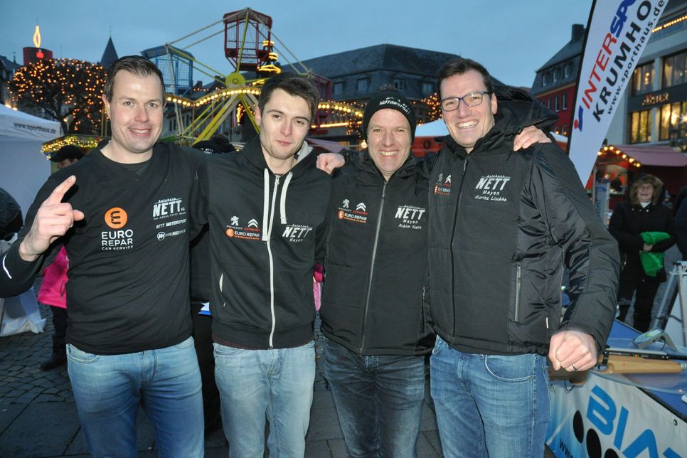 Das Team vom "Autohaus Nett" sicherte sich den Staffelsieg.