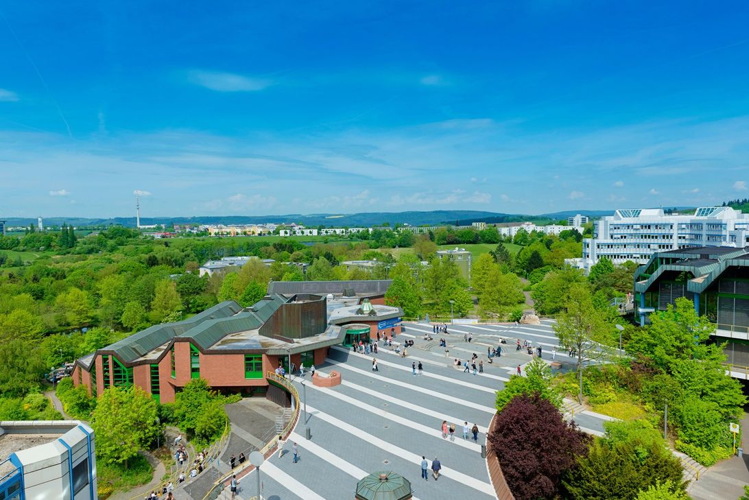 Campusaufnahme der Universität Trier