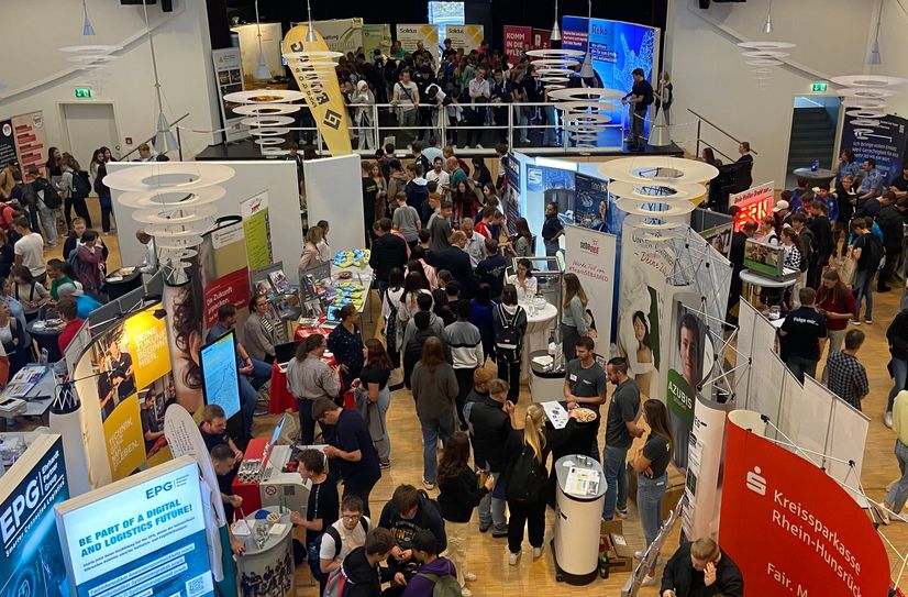 Die Azubi-Messe in Boppard.