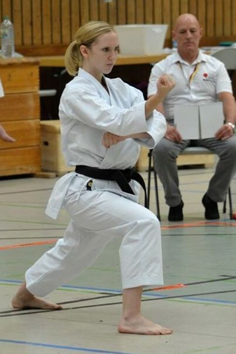 Karatesportlerin Melissa Rathmann holte sich den NRW-Landestitel. Foto: privat