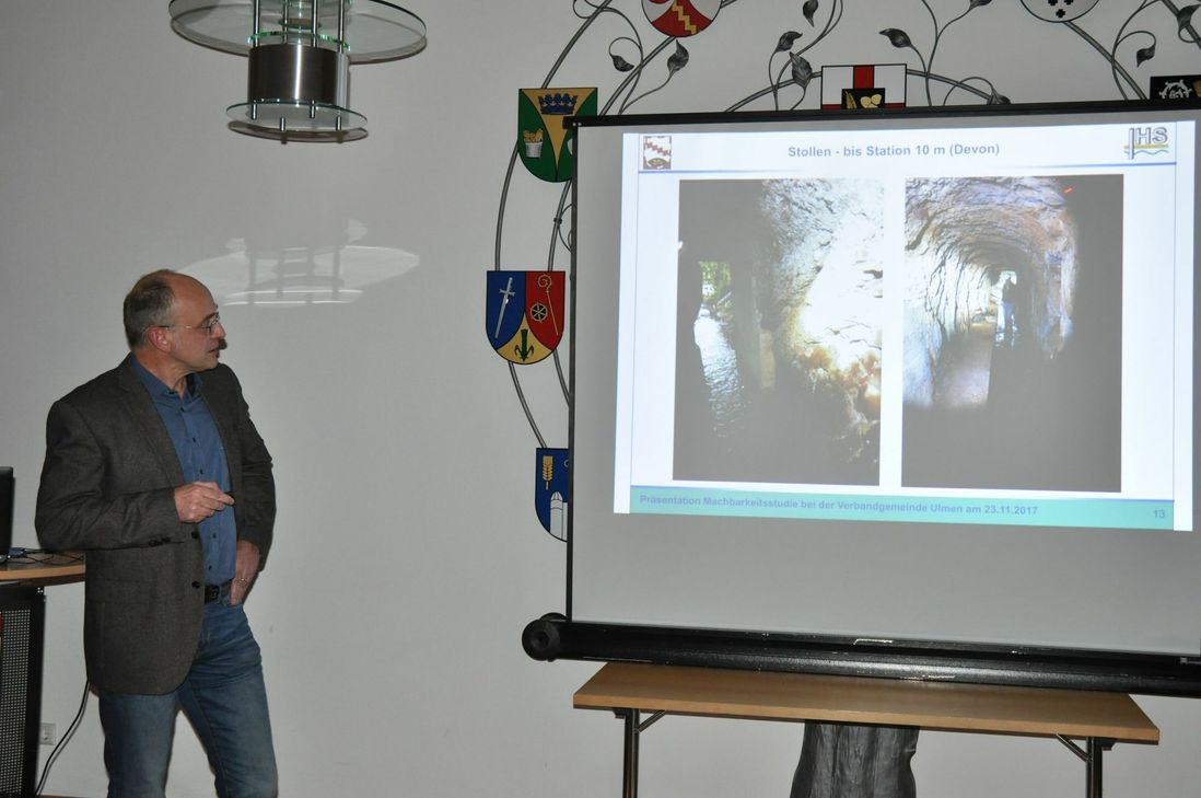 Dr. Peter Rosner stellte die Ergebnisse der Machbarkeitsstudie vor.