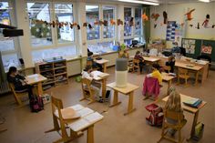 In der Grundschule in Lieg sorgen Raumluftfilter für "saubere" Luft.