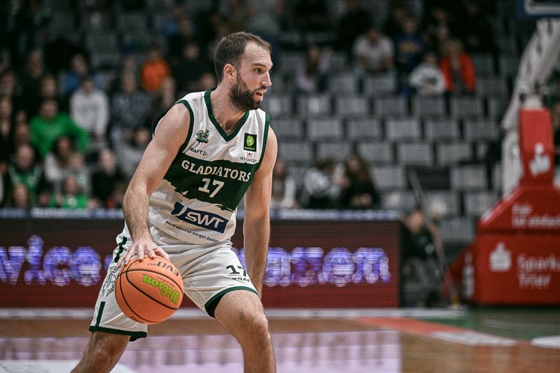 Der Flügelspieler der Gladiators Trier John Stuart „J. J.“ Mann.