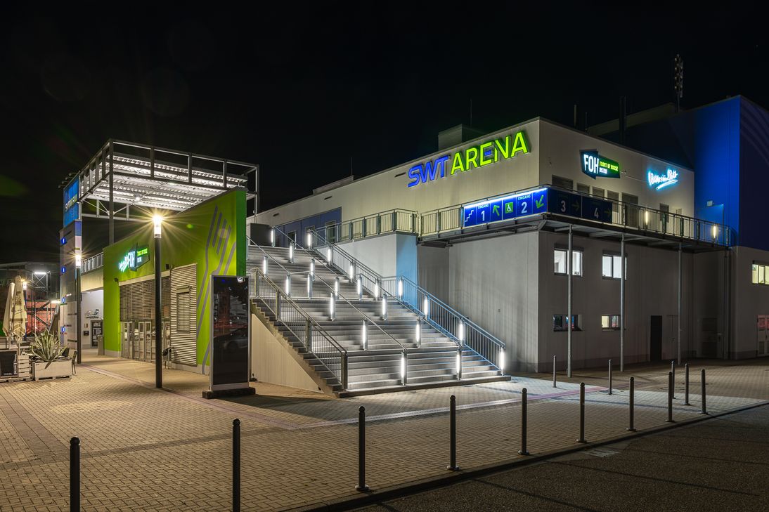 Die Arena Trier heißt ab sofort "SWT Arena".