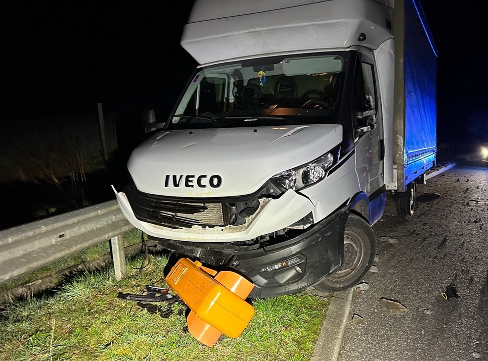Unfall wegen Übermüdung.