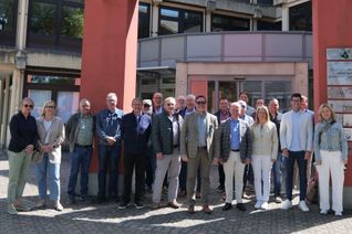 Eine Delegation der luxemburgischen Partnerstadt Roeser besuchte Simmern.