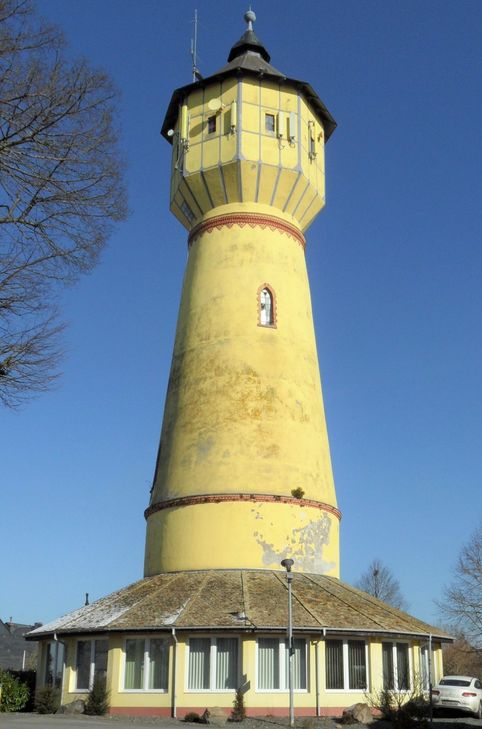 Der Wasserturm wird in den nächsten Jahren saniert.
