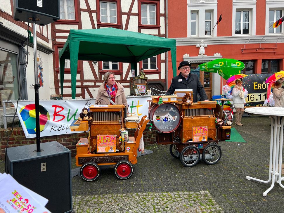 Der Elfte Elfte in Euskirchen stand unter dem Motto »Bunt macht gesund«.