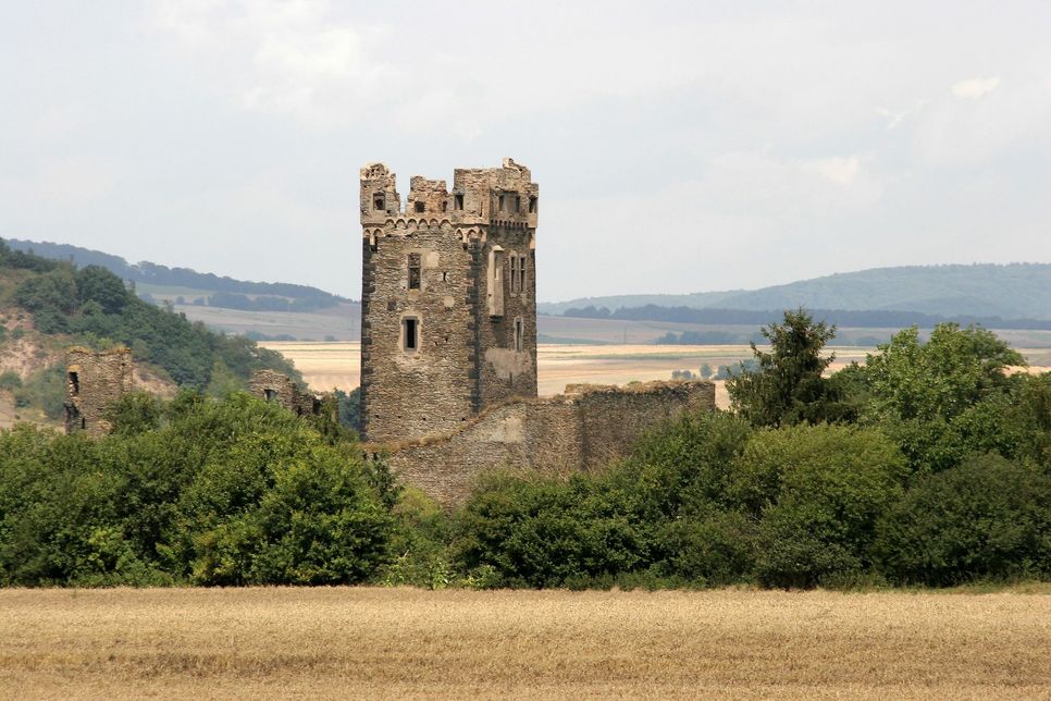Die Burg Wernerseck war der Schauplatz für "Ritterspiele".