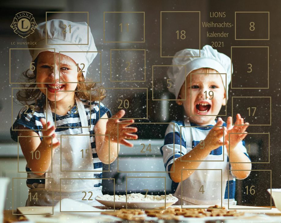 Der Lions-Adventskalender 2021.