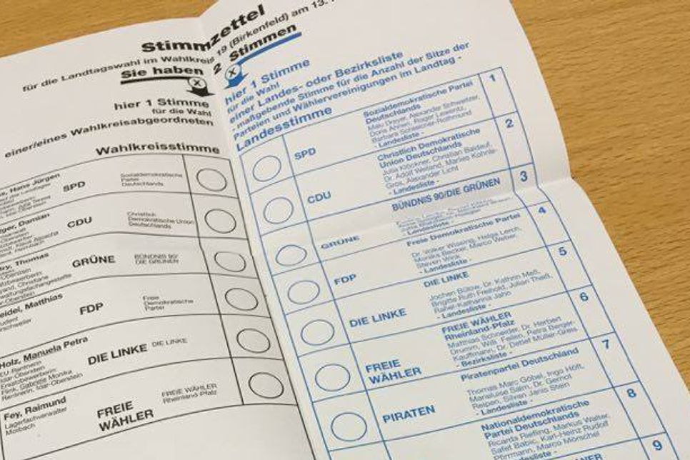 Am Sonntag gilt es, zahlreiche Stimmzettel auszufüllen. Foto: Mager