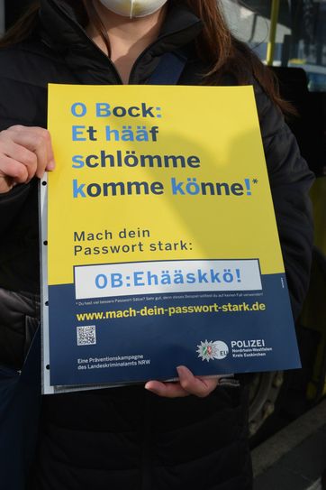 Weiteres Beispiel in Eifeler Platt für ein starkes Passwort. Foto: Scholl