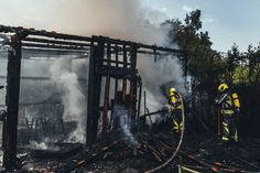 Brand eines Geräteschuppens in Kirchberg.