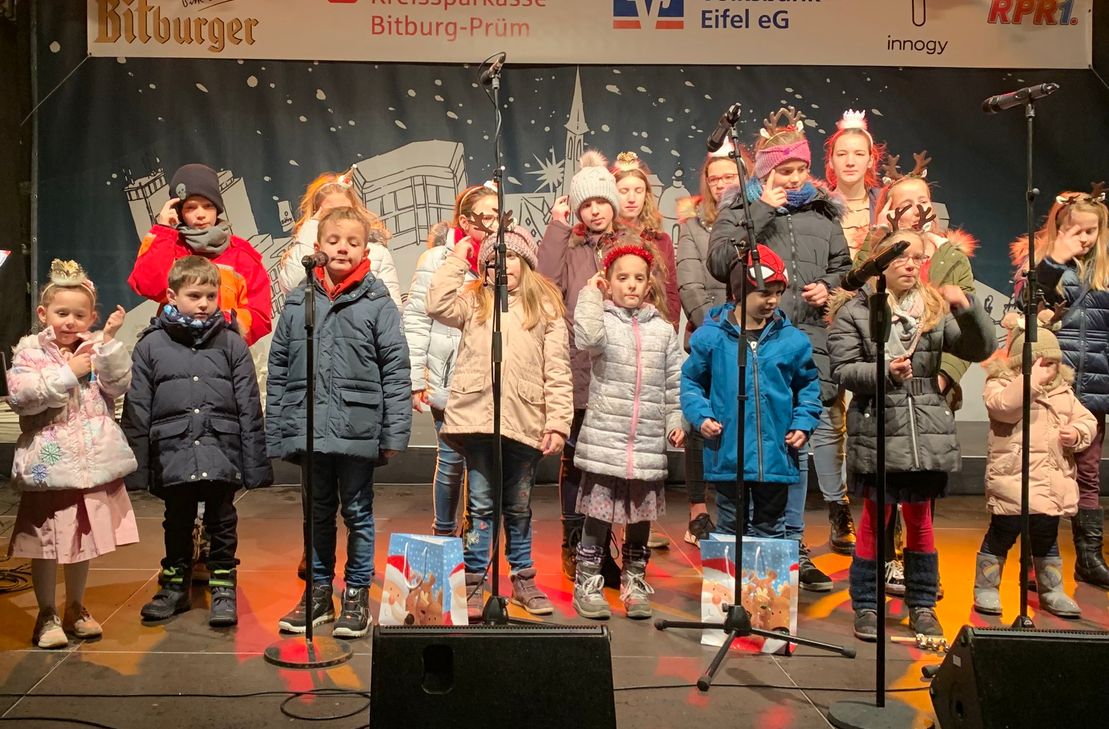Auch der Kinderchor wird beim diesjährigen Bitburger Weihnachtsmarkt auftreten.