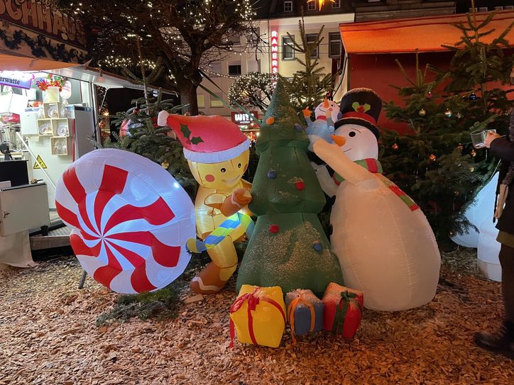 Weihnachtliche Atmosphäre beim Weihnachtszauber.