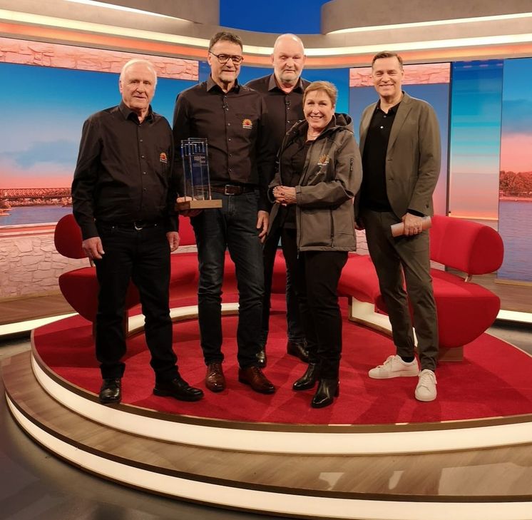 Der »Eifellicht e.V.« war zu Gast in der Landesschau im SWR-Fernsehen.  		          Foto: SWR