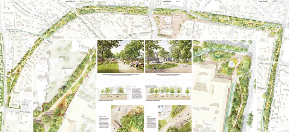 In einem ersten Schritt soll insbesondere der nördliche Teil des Alleenrings aufgewertet werden.