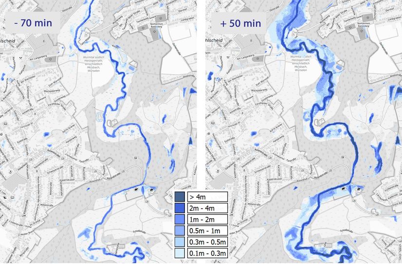 Rückblick minus 70 Minuten - vs - Ausblick plus 50 Minuten