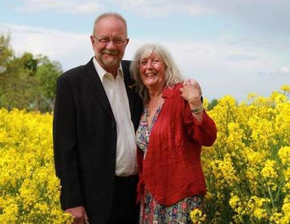 Barbara und Ronald Borning feiern goldene Hochzeit. Die große Sause soll nach Corona folgen.