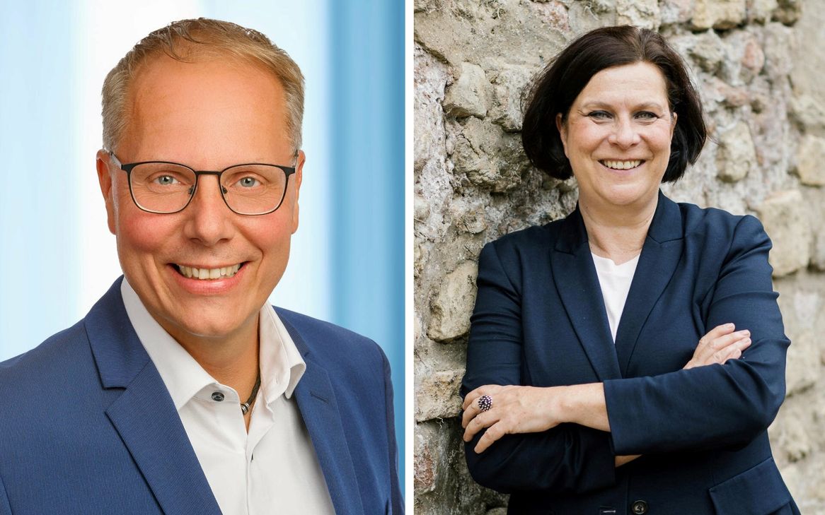 Am 9. Oktober entscheidet sich zwischen Peter Müller oder Kerstin Rudat, wer die Nachfolge von Verbandsgemeindebürgermeister Harald Rosenbaum antritt.