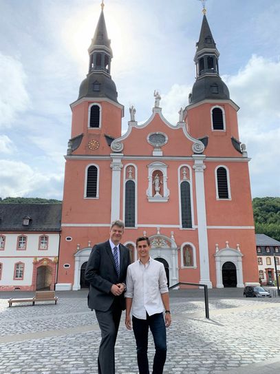 Jakob Backes geht für ein Jahr in die USA. Bundestagsabgeordneter Patrick Schnieder hat ihn nominiert. Foto: FF