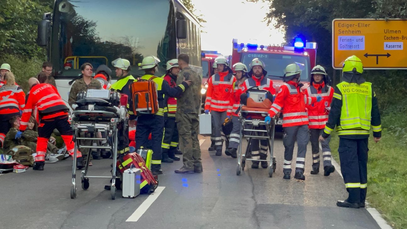 Rund 150 Rettungskräfte waren am Abend in Cochem im Einsatz.