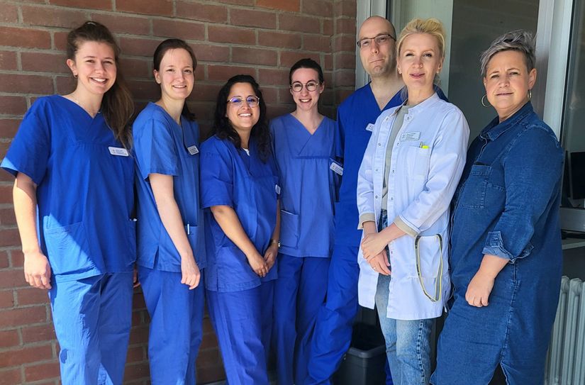 Für Celine Lehr, Gillawa Baloochi, Sophie Hoffmann und Johannes Kuhne beginnt in den Diakonie Kliniken Hunsrück die letzte Etappe ihres Medizinstudiums.