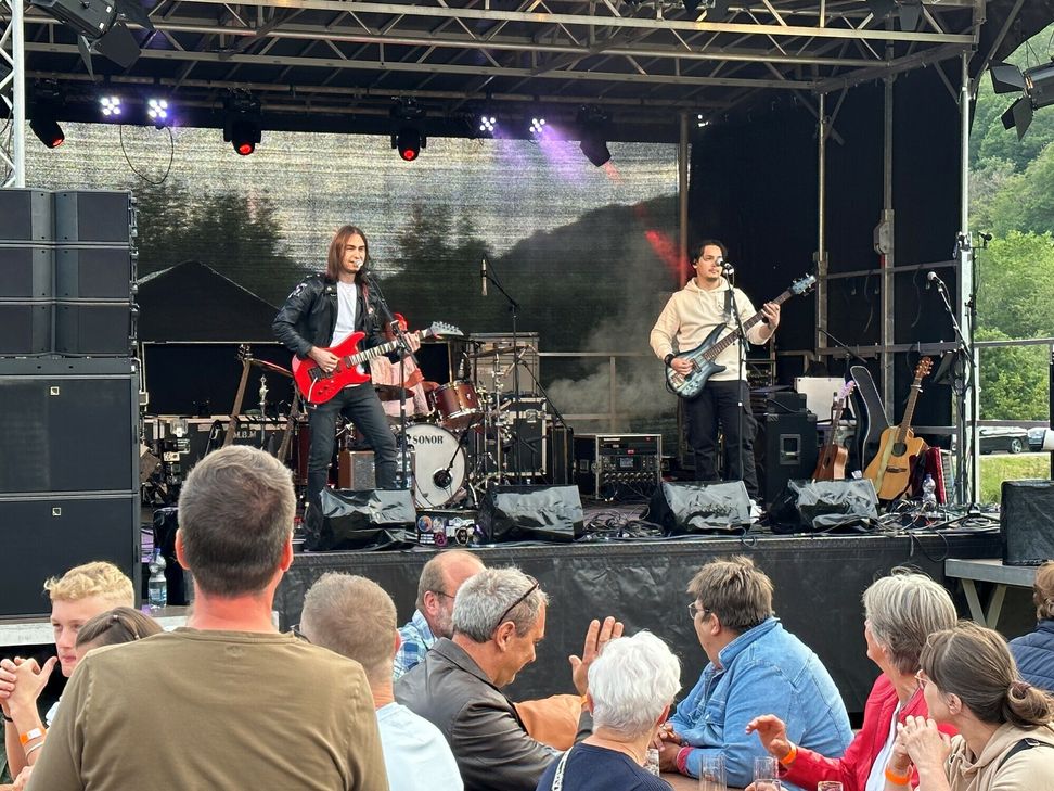 Die Band »Badeverbot« war zum zweiten Mal zu Gast im Rahmen der »Nacht der Vulkane«.