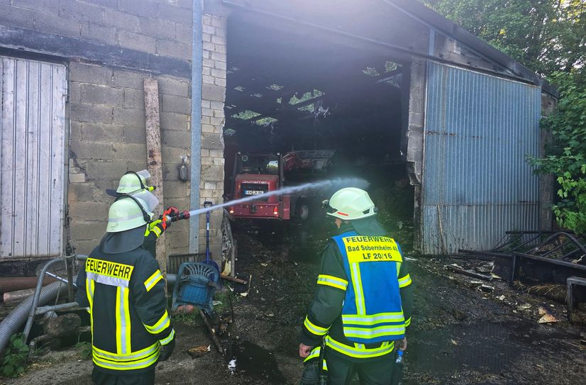 42 Rinder starben bei einem Brand in Rehbach
