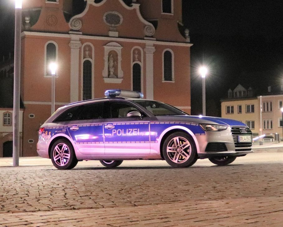 Die Polizei informiert in Prüm über den Polizeiberuf.  Foto: Polizei