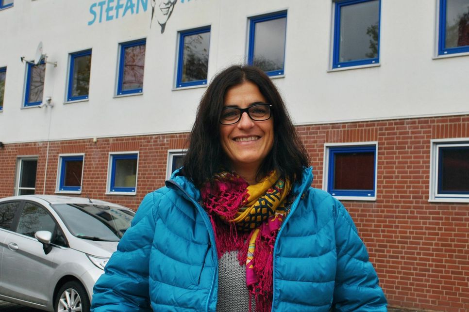 Die Stammzellspenderin Anja Finck unterstützt den Typisierungsaufruf mit der Stefan-Morsch-Stiftung „Hilfe für Katrin“ in Morbach am 2. Dezember.