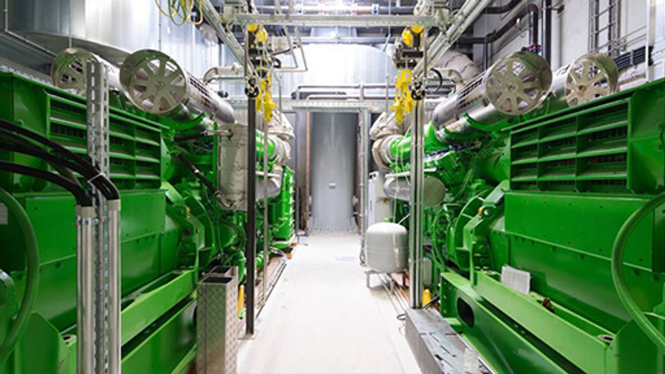 Weiss deckt einen Großteil seines Strombedarfs aus eigenen Quellen. Seit 2014 wird ein Blockheizkraftwerk (BHKW) genutzt. Foto: Weiss-Gruppe