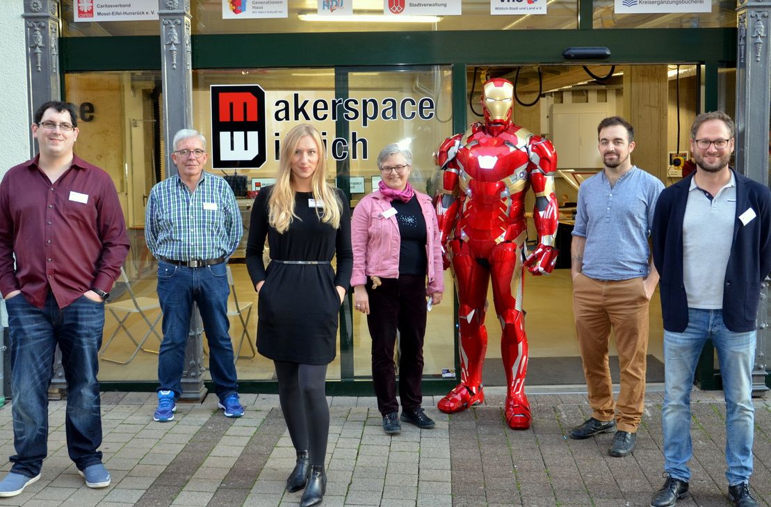 Das Makerspace-Team.