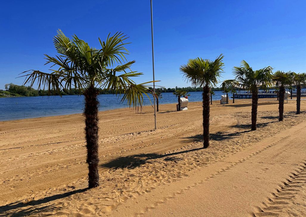 Die Zülpicher Riviera ist bereit für Badegäste.
