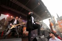 Impressionen von der Prinzenpaarproklamation auf dem Trierer Hauptmarkt an Weiberfastnacht