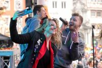 Impressionen von der Prinzenpaarproklamation auf dem Trierer Hauptmarkt an Weiberfastnacht