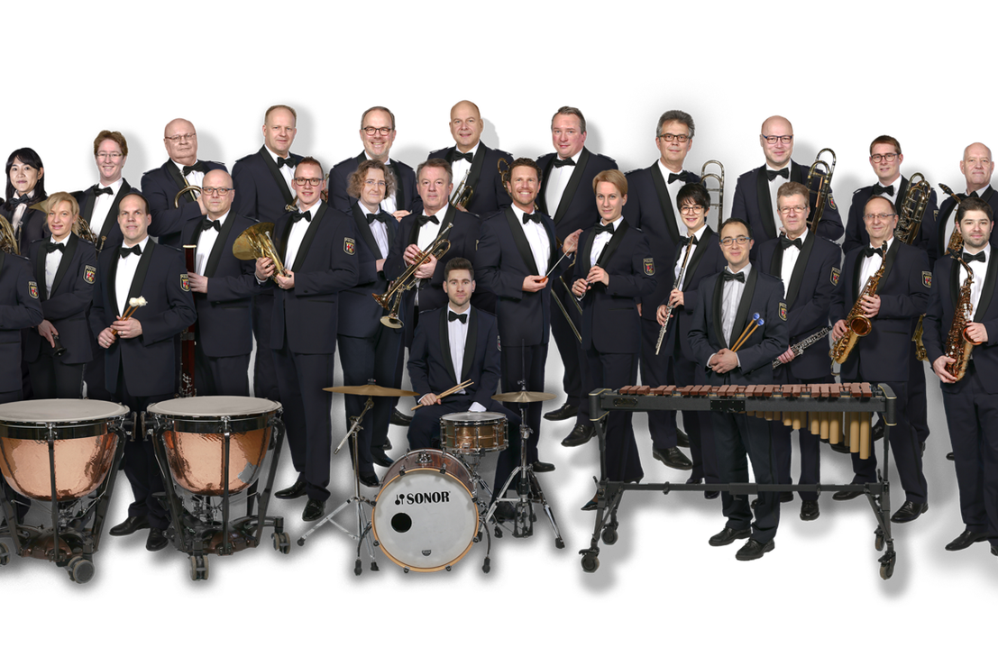 Gruppenfoto Landespolizeiorchester