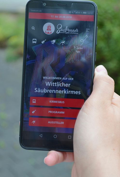 Jetzt im App-Store und bei Google-Play erhältlich: die neue Säubrenner-App. Foto: Stefan Schröder