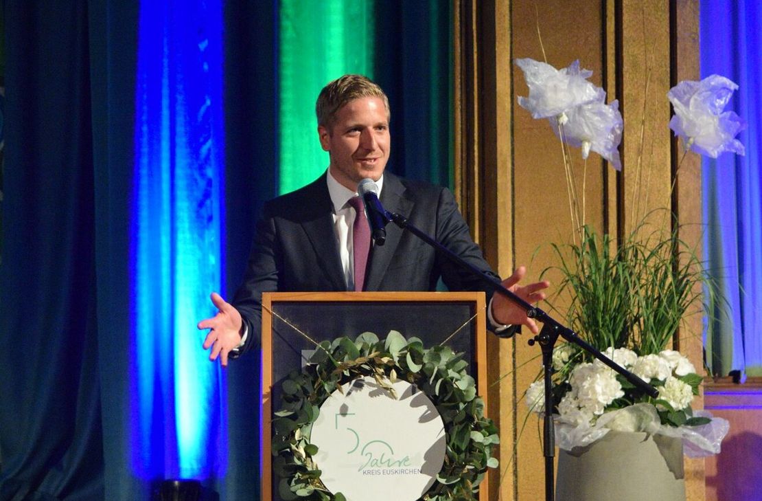 Landrat Markus Ramers hielt die Festrede zum 50-Jährigen des Kreises.