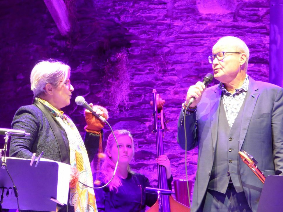 Nils Landgren und seine musikalischen Freunde begeisterten beim Jazzabend in Erinnerung an Leonard Bernstein. Fotos: Christoph Hahn