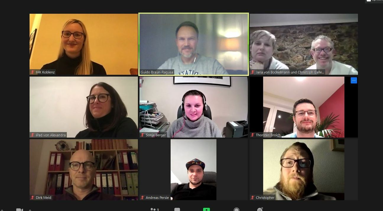 Das Monatstreffen fand wieder per Zoom statt. Foto: WJ