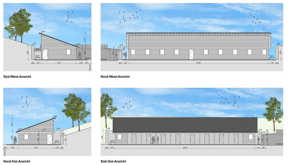 Der Bau könnte beginnen, sobald Förderanträge geprüft und ausreichende Mittel gesichert sind. Die Baugenehmigung liegt bereits vor.