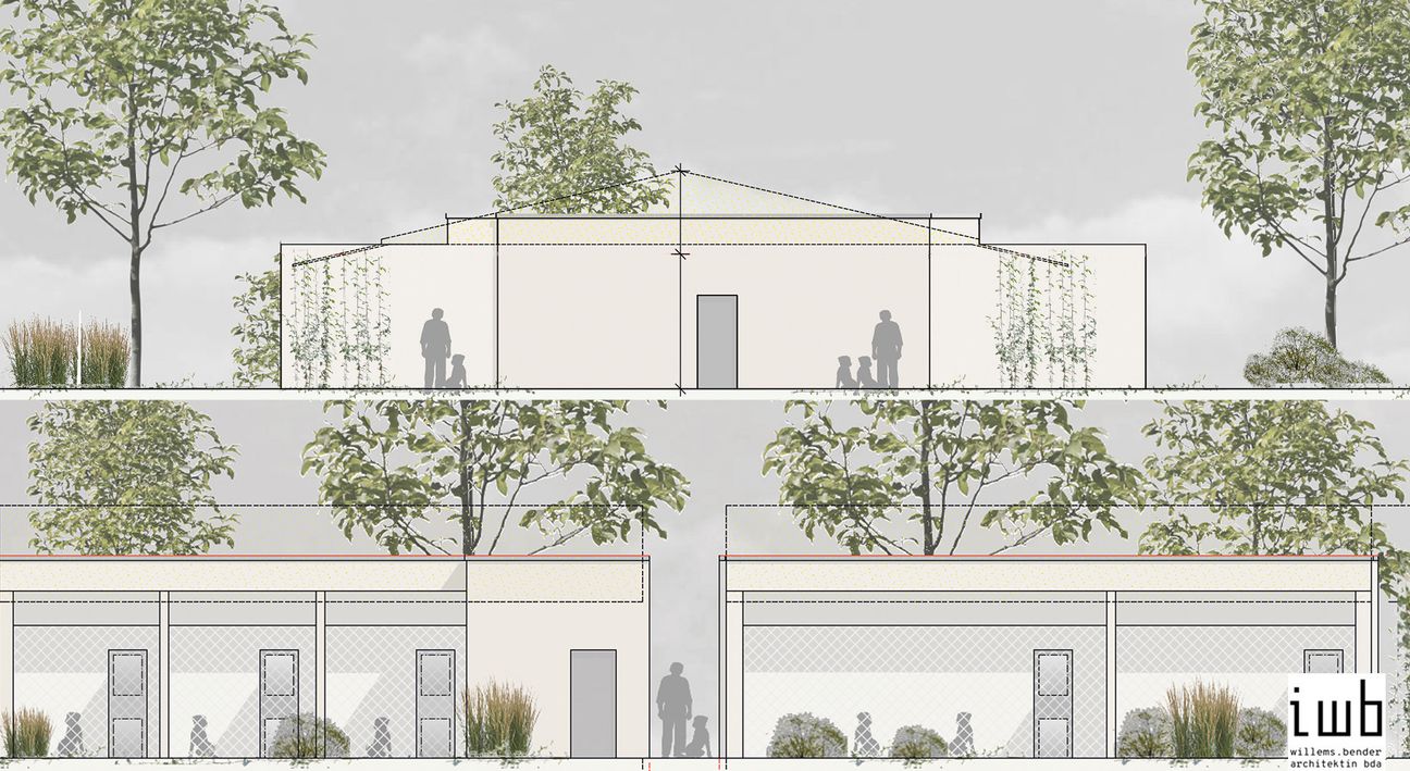 Rendering vom Hundehaus