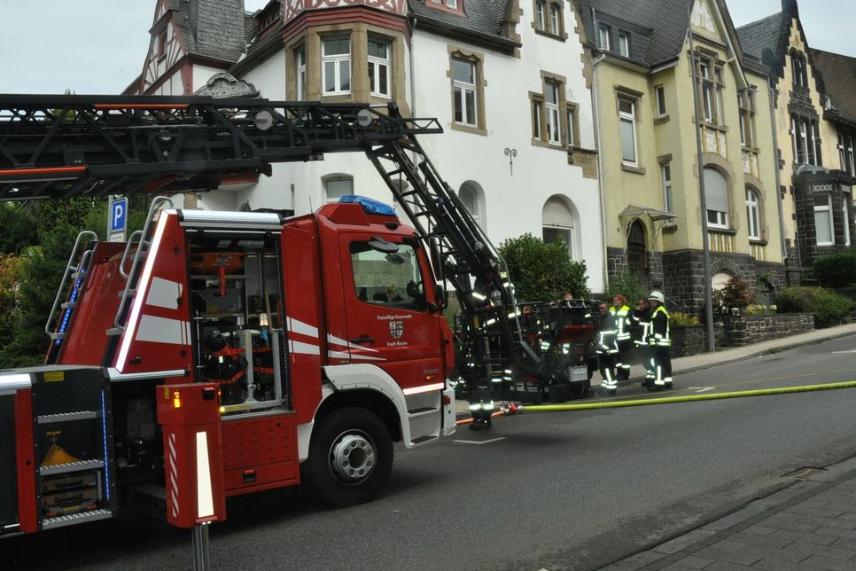 In einem Wohnhaus in der Mayener St. Veit-Straße ist am  Dienstagmittag, 13. September, ein Brand in der Küche ausgebrochen.