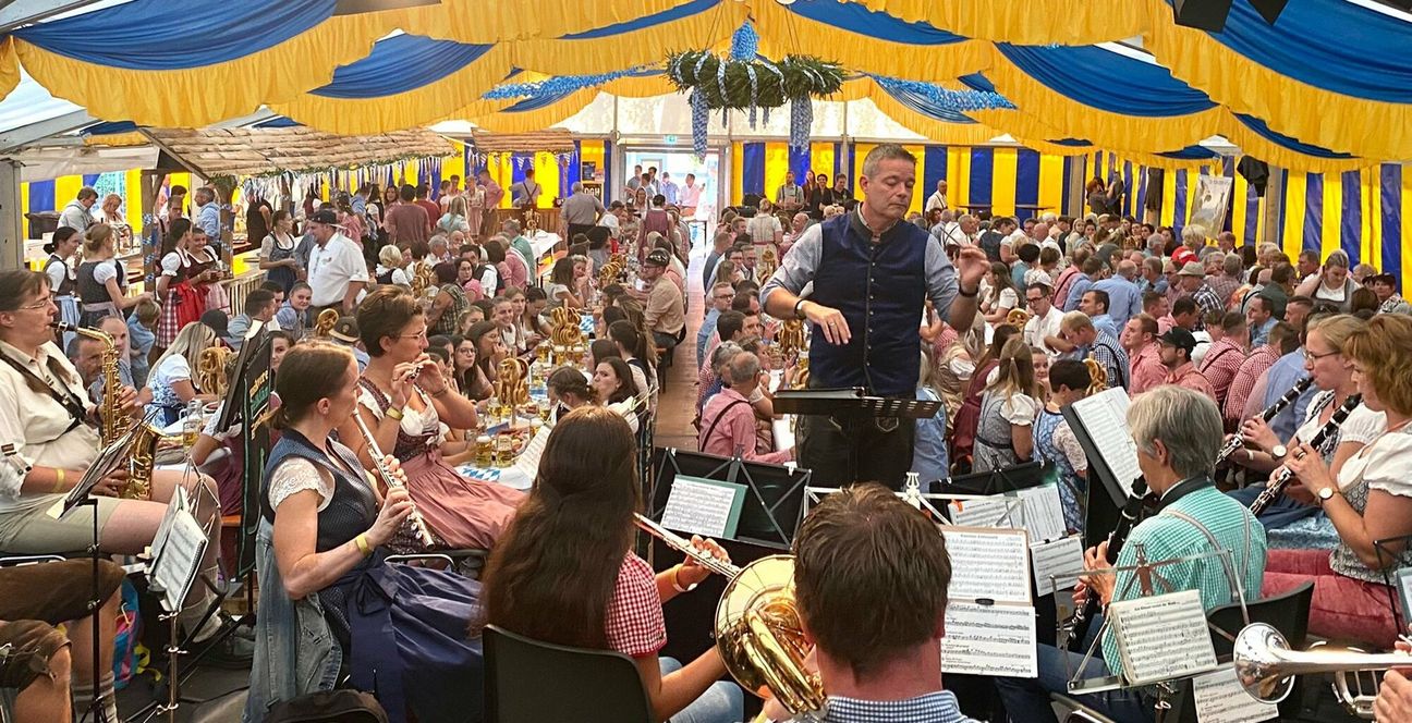 Wie hier in Konzen wollen die Eicherscheider Blasmusiker auch beim Kesternicher Oktoberfest für Stimmung sorgen.