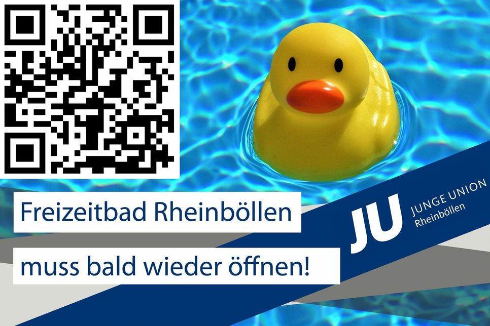 Die JU Rheinböllen hat eine Online-Petition zur Unterstützung des Rheinböllener Freizeitbades gestartet.
