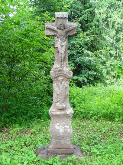 Das Davitskreuz - ein Wegkreuz aus dem Jahre 1764. Foto: Natur Aktiv Erleben