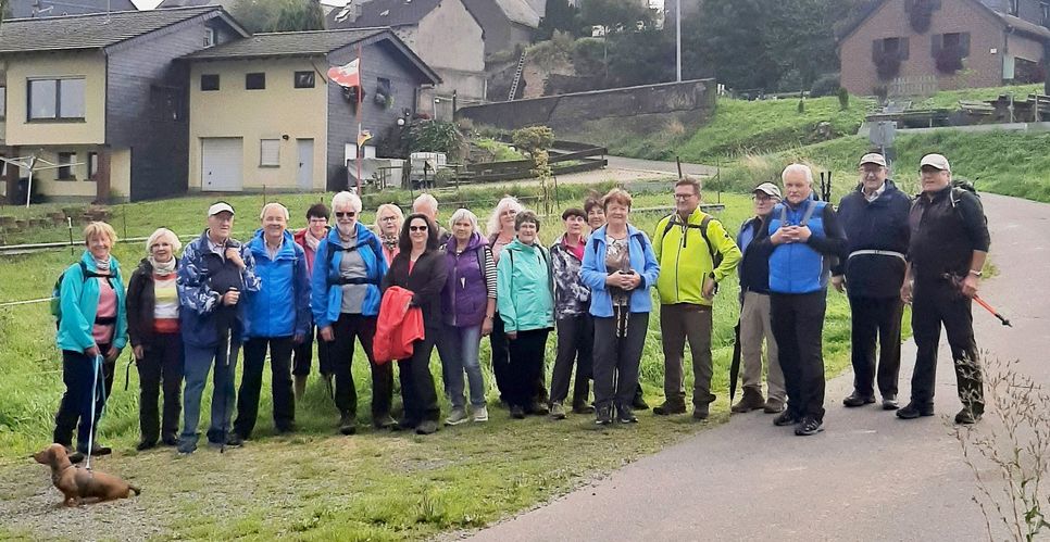 Die Wandergruppe in Masburg.